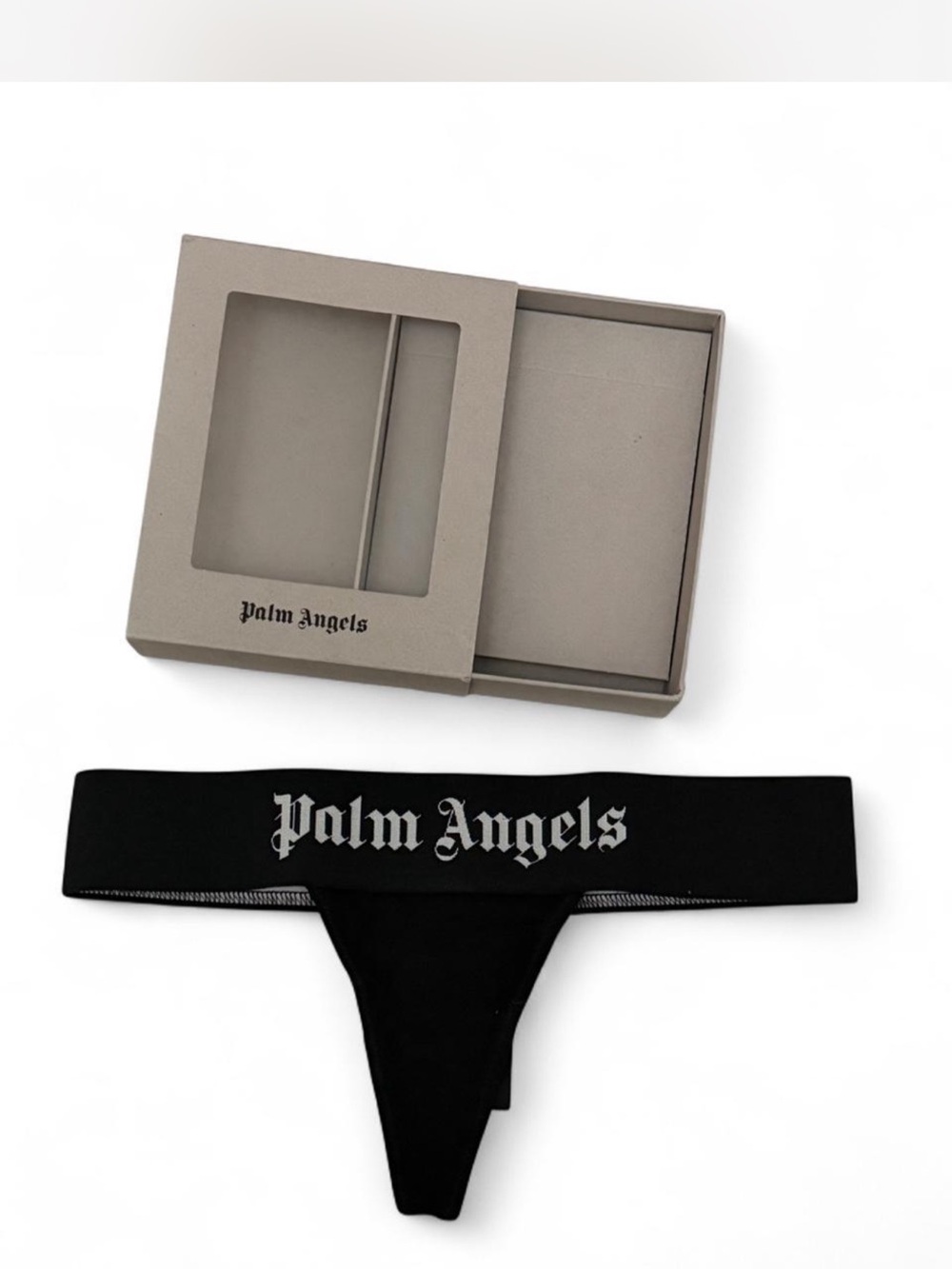 Palm Angels black thong Size XS